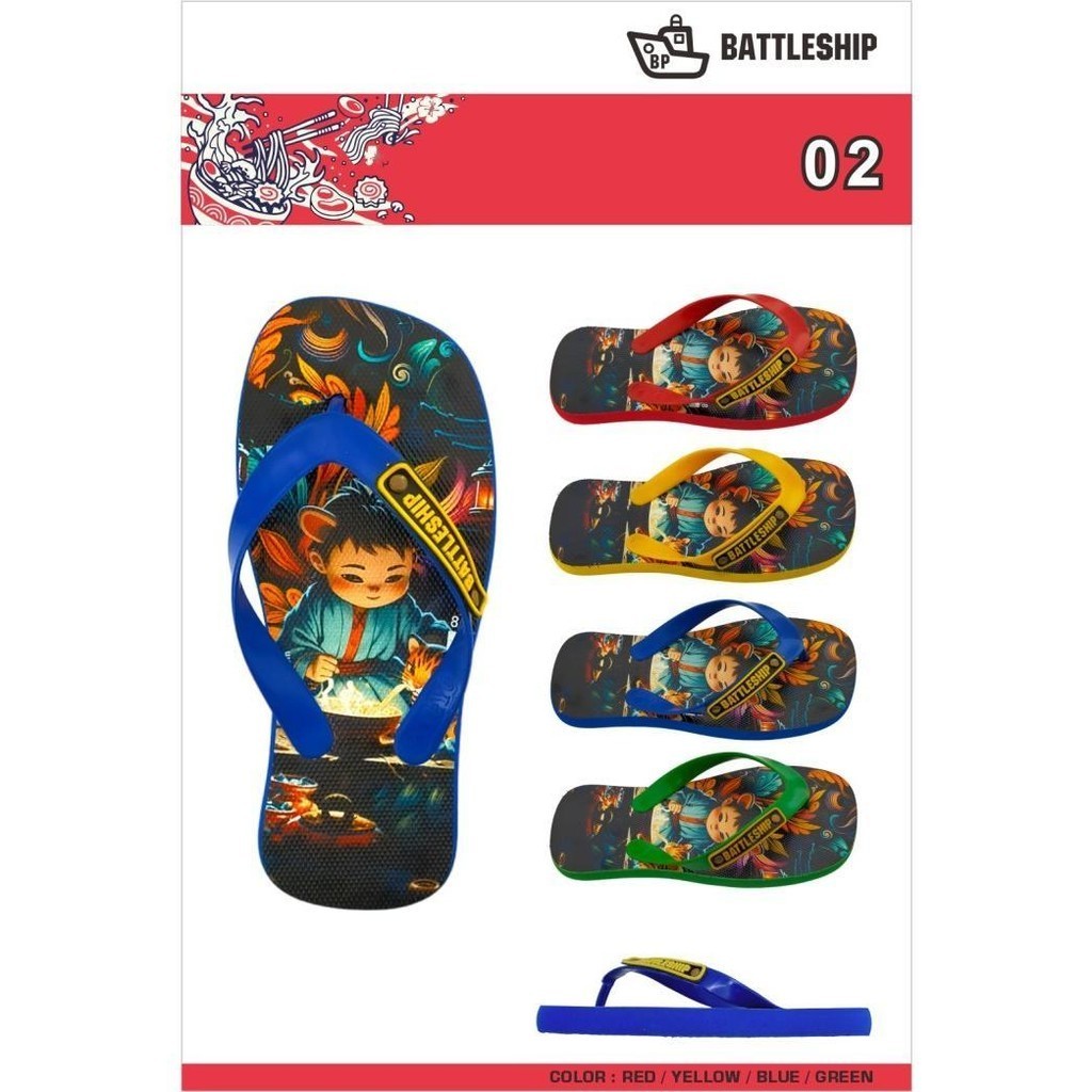 Sandal anak Battleship 02 - Hijau, 9