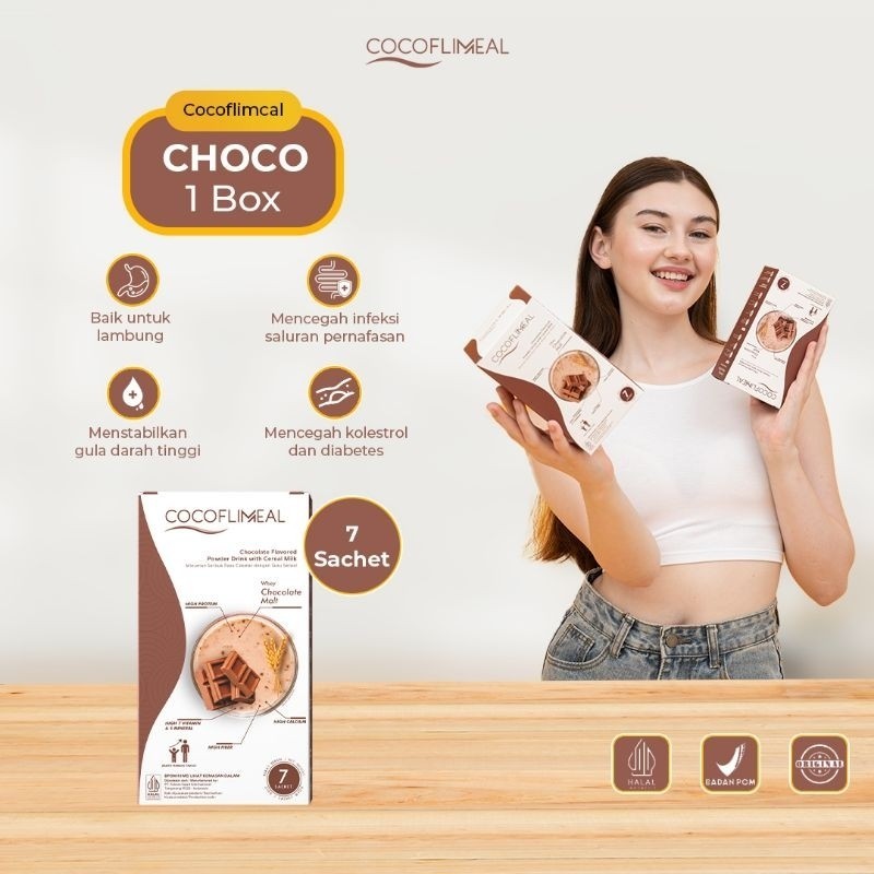 

Cocoflimeal Choco Isi 7 Sachet | Meal Replacement | Healthy Bones Active Zones