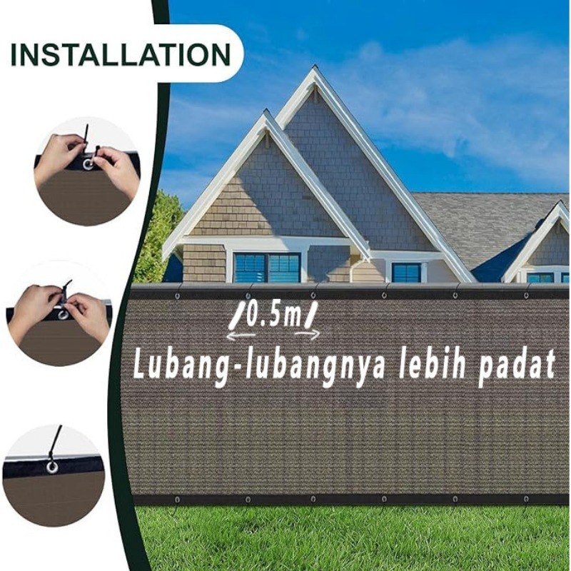 Jaring Paranet 99% Anti Uv Sunshade Net Lebar Peneduh Jaring Paranet Outdoor Jaring Paranet Garden