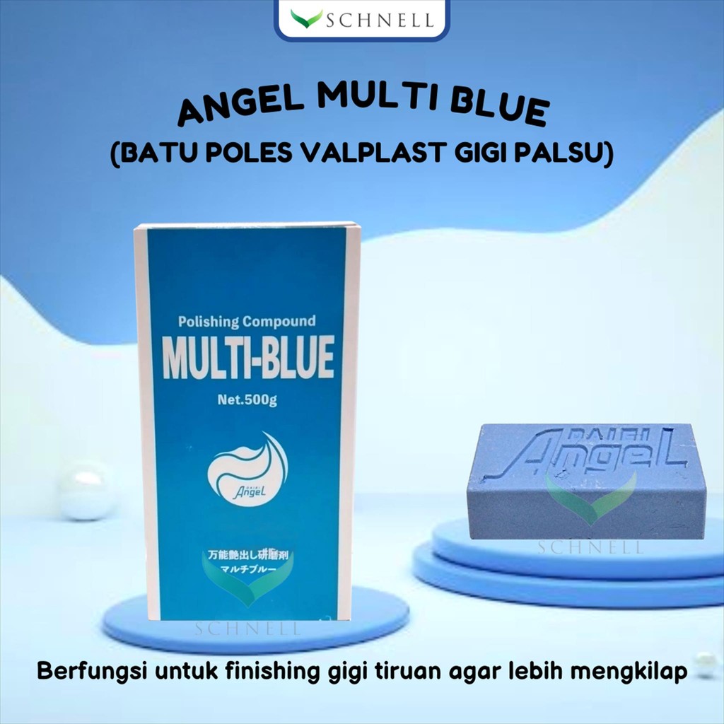 Angel Multi-Blue Batu Poles Valplast Gigi Palsu