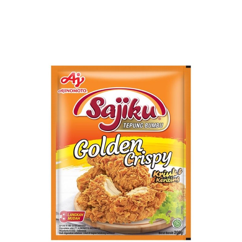 

Sajiku Tepung Bumbu Golden Crispy 200 gr