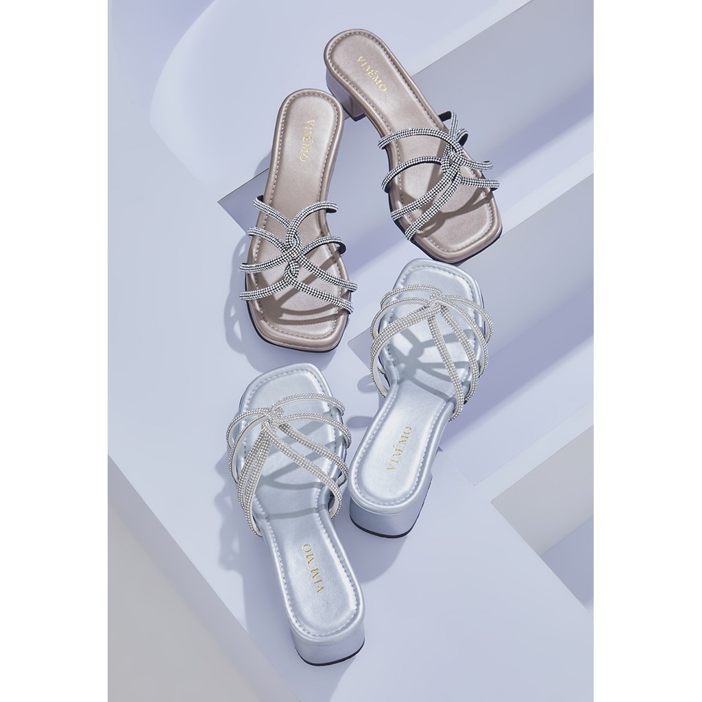 Vimemo Inara - Heels Pesta Tali Diamond 3cm