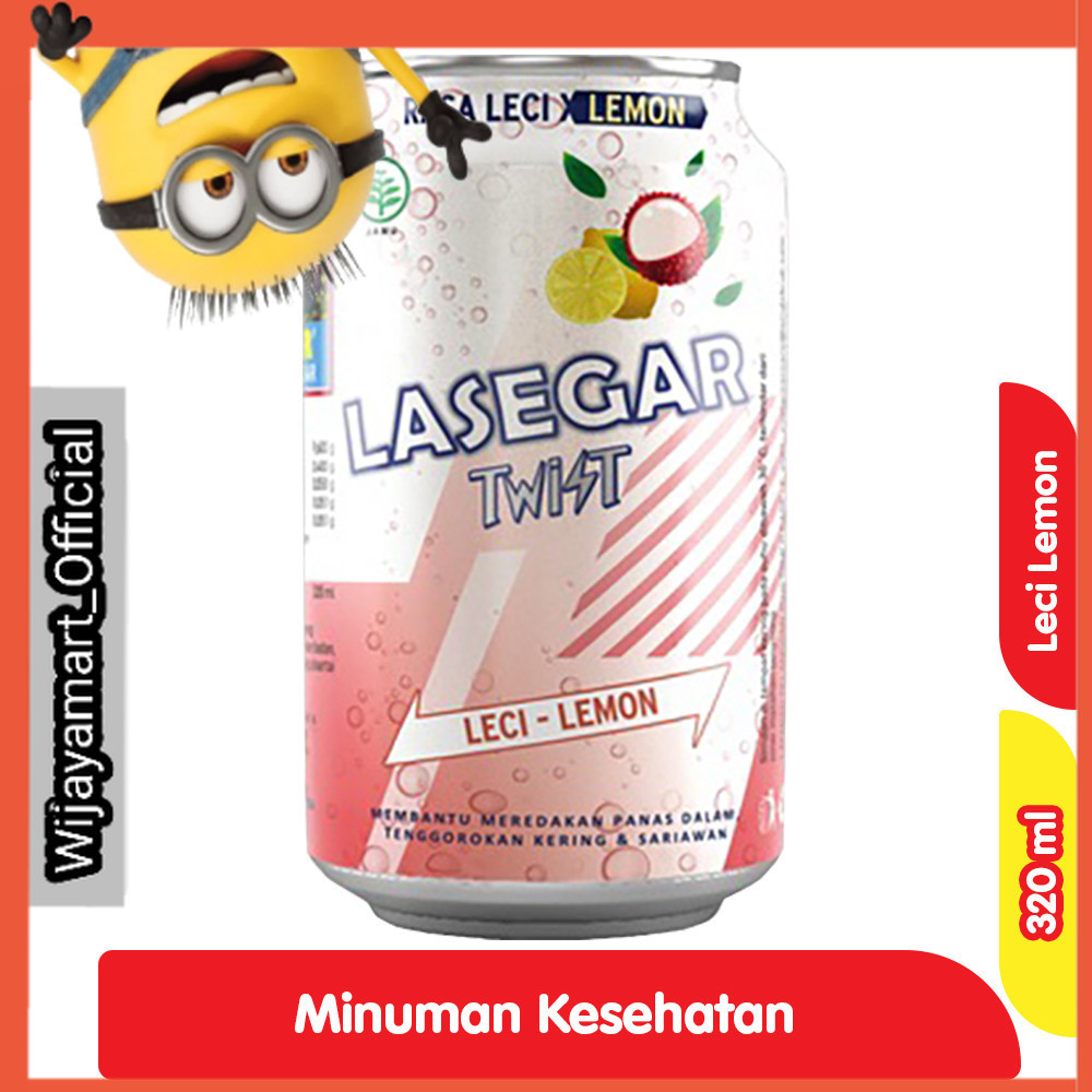 

Lasegar Twist Minuman Penyegar Leci Lemon 320 ml