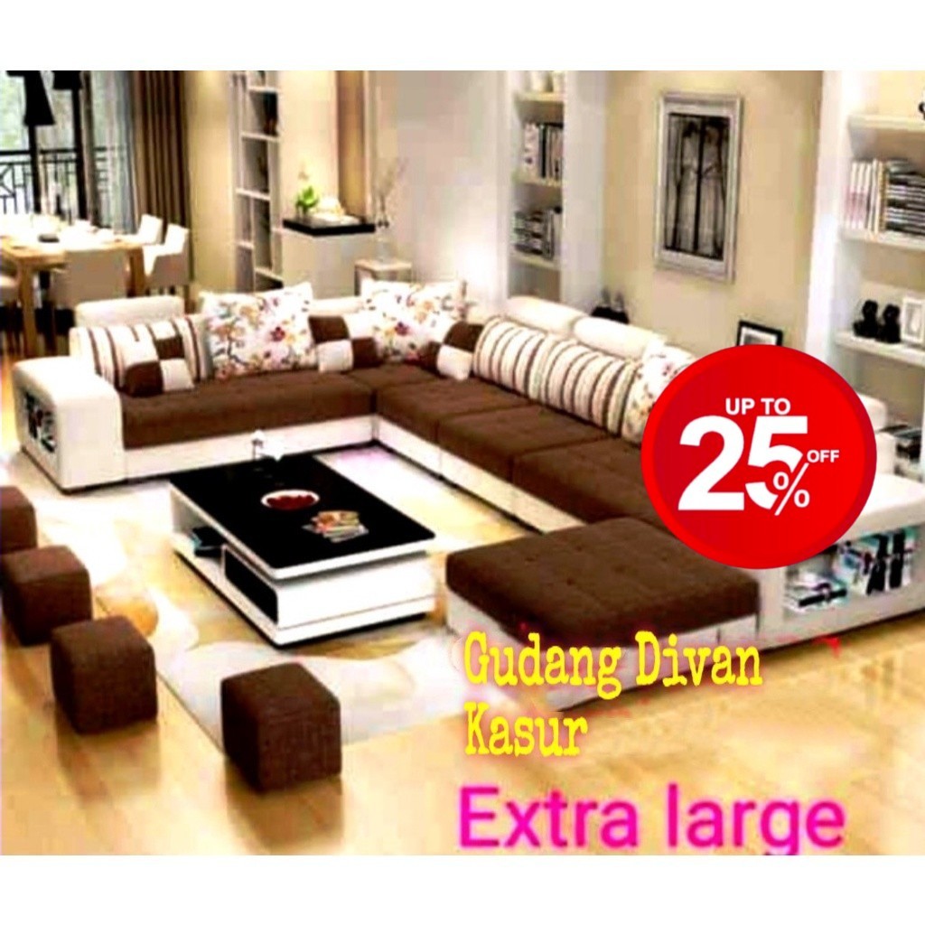 Kursi L Large/ Sofa Beranak + Meja Std