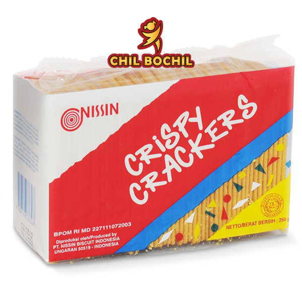 

NISSIN CRISPY CRACKERS 250 GRAM - NISSIN KREKERS - CHIL BOCHIL