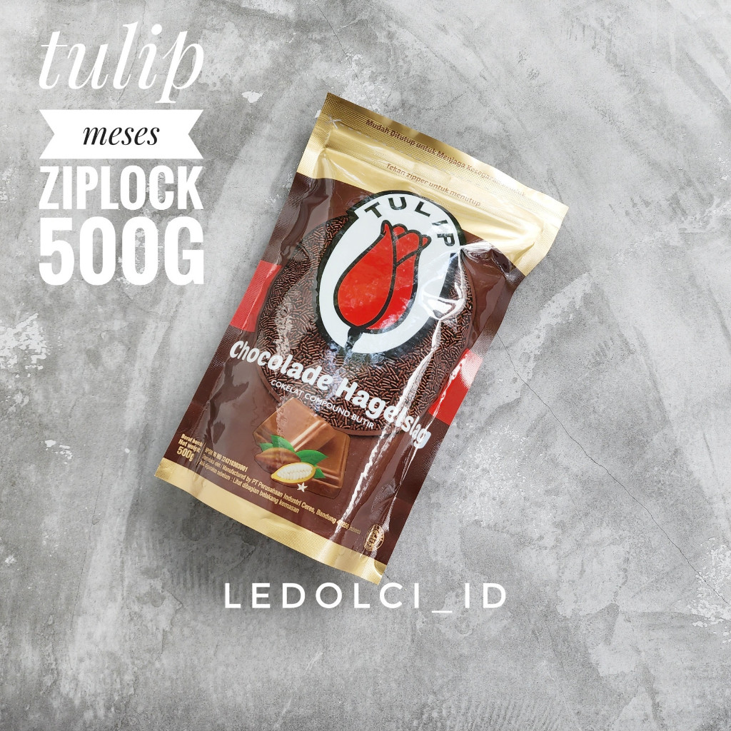 

TULIP MESES TULIP HAGELSLAG KEMASAN ASLI ZIPLOCK 500 GRAM