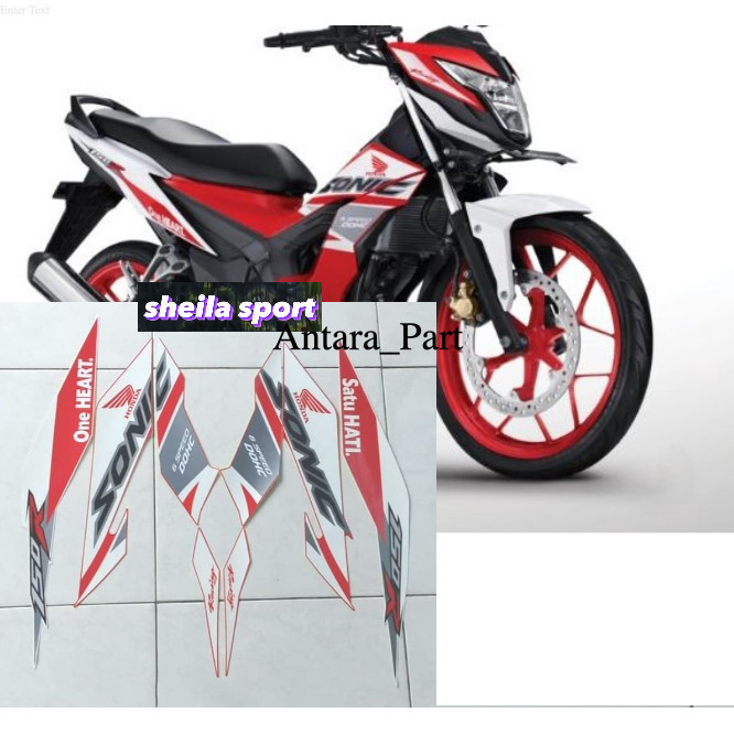 Stripping Stiker Sticker Polet LIst Lis Let Pleret Warna Striping sticker lis body honda sonic 150r 