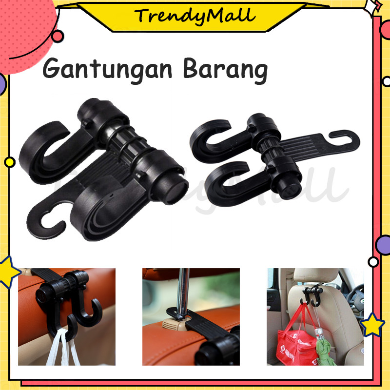 Gantungan Cantolan Pengait Hook Jok Mobil Aksesoris Otomotif Serbaguna Praktis