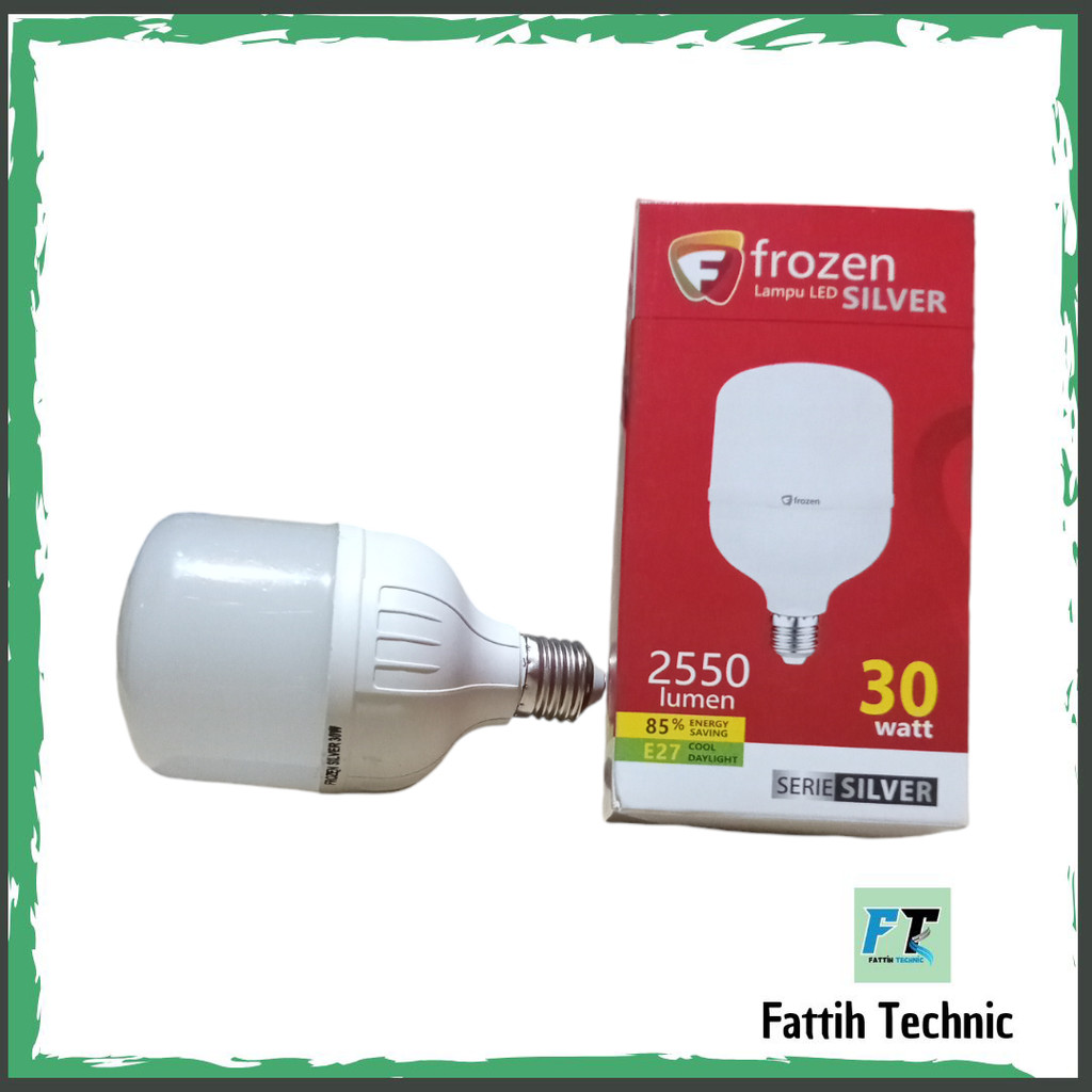 Lampu LED 30 Watt Merk Frozen Murah Terang Putih Lampu LEDWarna Putih Cooldaylight Lampu Murah COD B