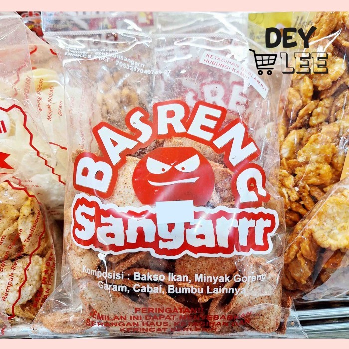 

Keripik Basreng Pedas Sangarrr Bakso Ikan Goreng Cemilan Snack Bandung