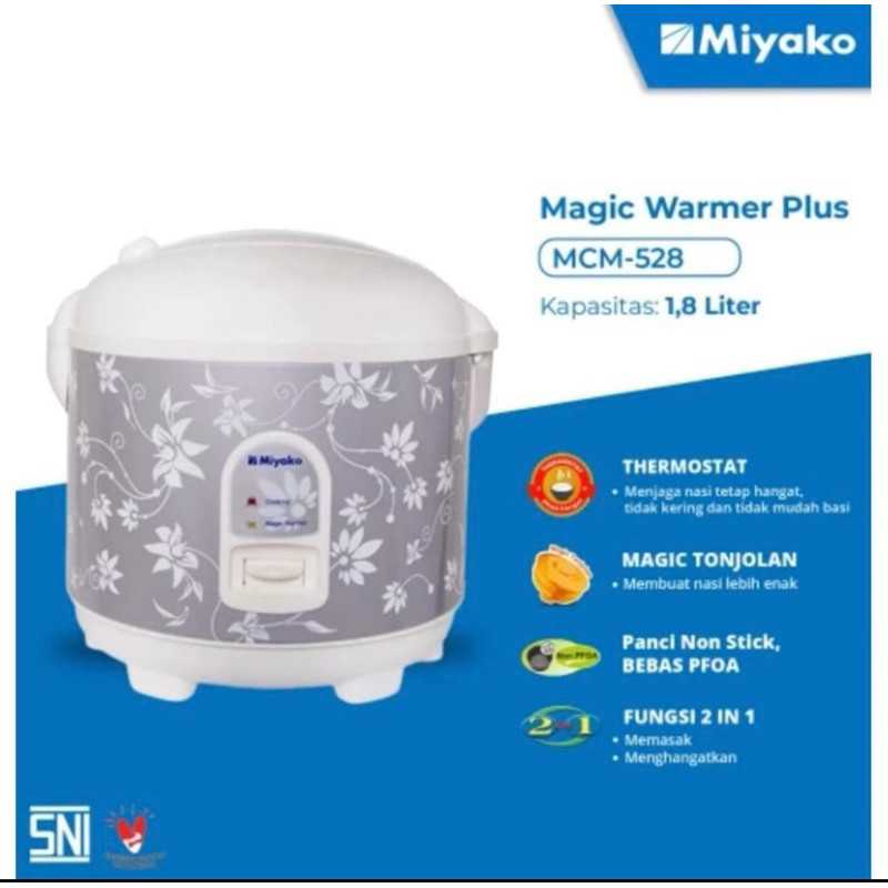 Magic com Miyako mcm 528 1,8liter