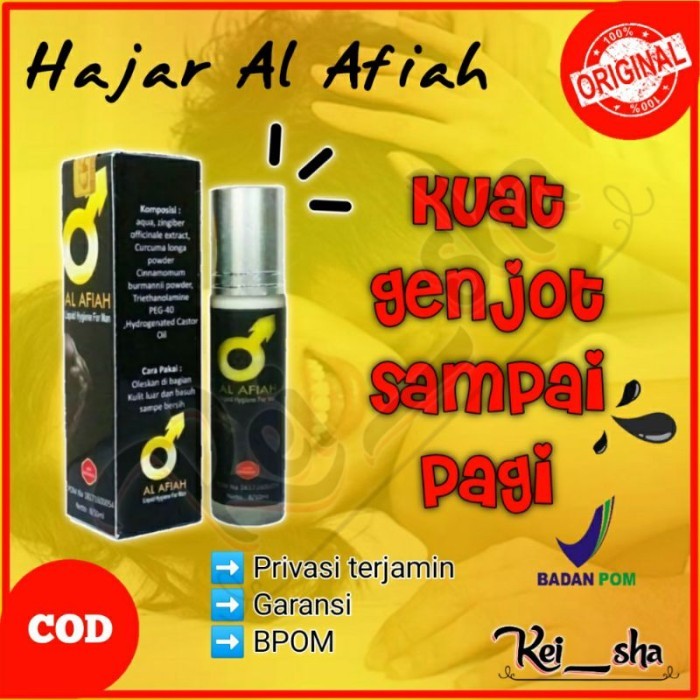 ALL READY STOCK TERLARIS DAN TERPERCAYA AMPUH  Hajar Jahanam Alfiah Al Afiah BPOM Obat Kuat Perkasa 