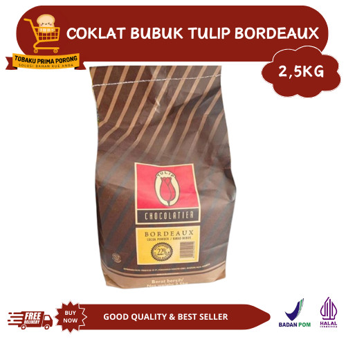 

Bordeaux Cocoa Powder Tulip Coklat Bubuk Murni Dark Pure Cocoa