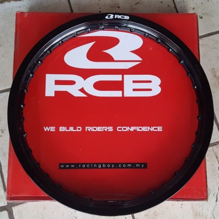 rcb alloy rim 160-21 black, silver rcb velg jari-jari