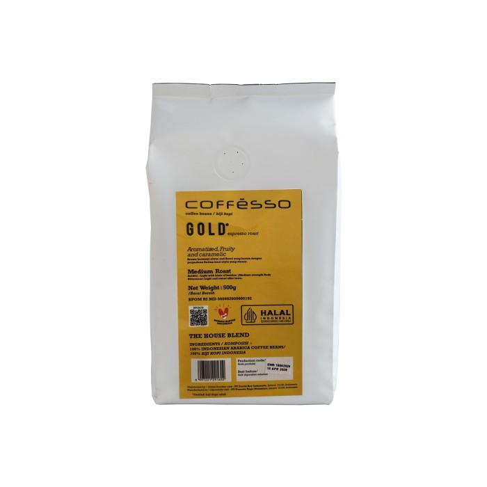 

Coffesso Coffee Gold 500g - Biji Kopi