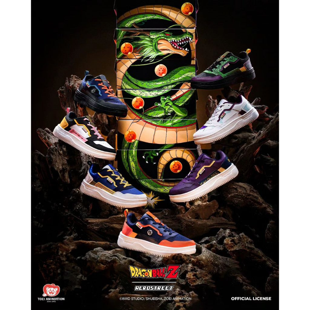 [LIMITED EDITION] Sepatu Sneakers Pria Terlaris AEROSTREET X DRAGON BALL ORIGINAL SEPATU COLLAB