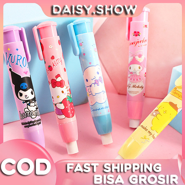 

Penghapus Dorong Cetek Dengan Penghapus Cetek Sanrio Bentuk Pulpen Penghapus Cetek Sanrio Kuromi Melody