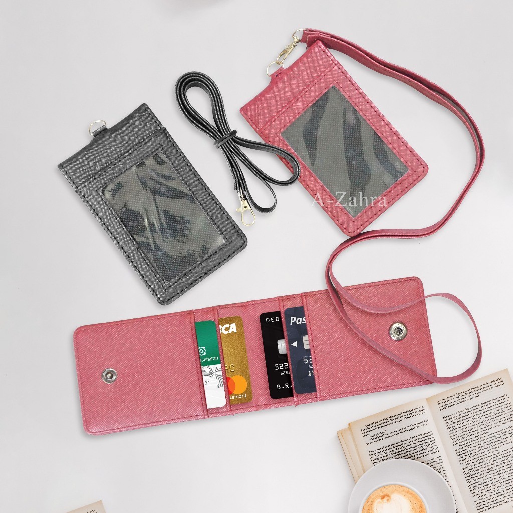 

A-ZAHRA 081 DOMPET CARD HOLDER 2 SISI / DOMPET LEHER / DOMPET LEHER MURAH