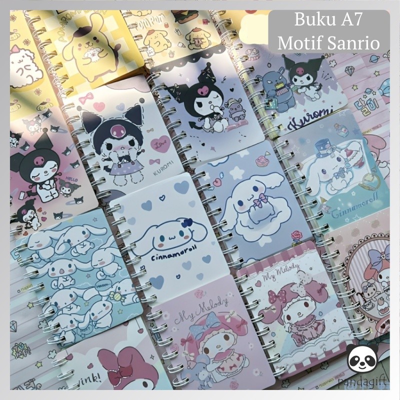 

Buku Notebook Mini Ring A7 Motif Baru Sanlio - GG0298