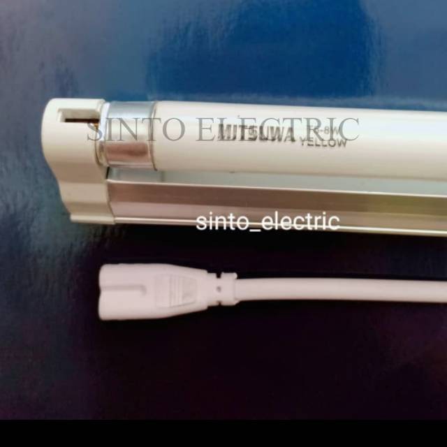 MITSUWA Lampu t5 8 W 1 SET