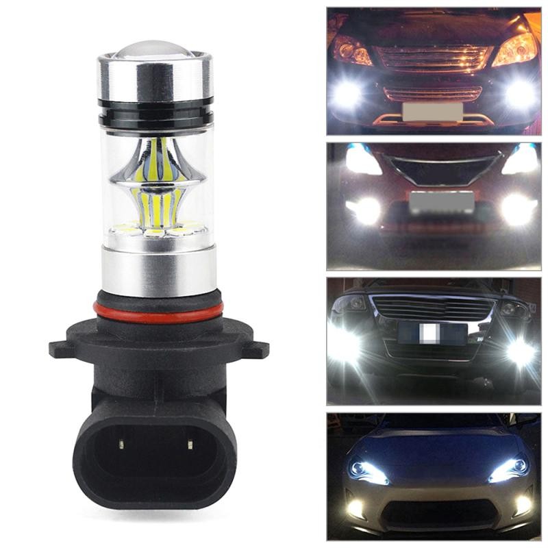 Car Fog Light Bulbs H8 H9 H11 H16 8000K Ice Blue 100W LED Headlight Bulb Kit Fog Lights 2323 LED Hig