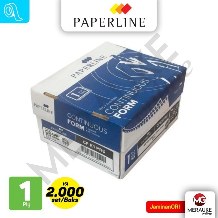 

Continuous Form Paperline 1 Ply K1 PRS Putih (2000 lembar per Box)