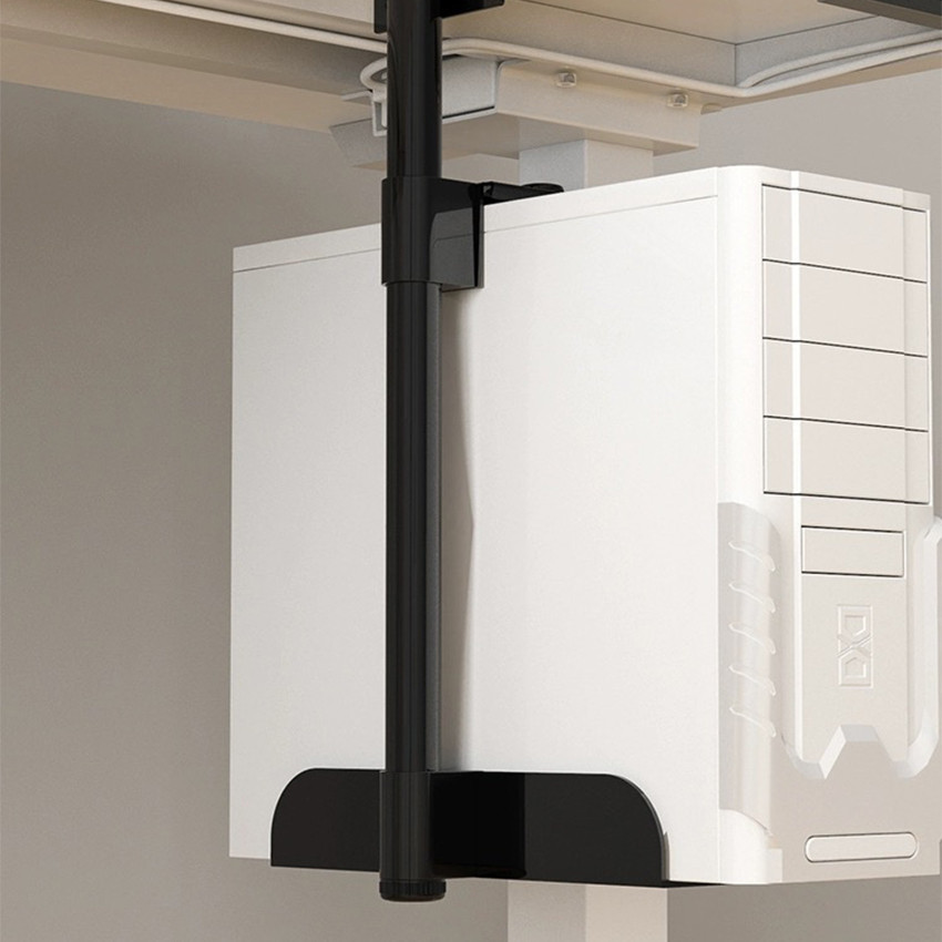 Rak Dudukan CPU Komputer Meja Gantung Komputer CPU Underdesk Holder