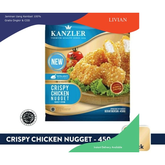 

lv Kanzler Crispy Chicken Nugget 450gr - Standard