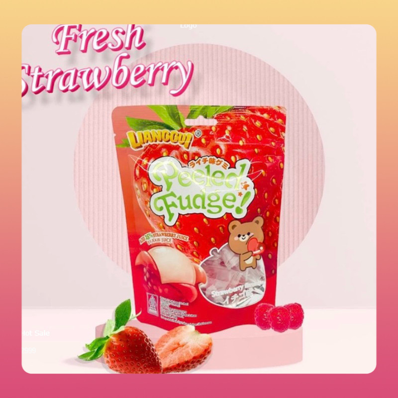 

[Makanan viral halal unik][HALAL] LIANGGUI SOFT CANDY MANGO&ORANGE&STRABERRY Permen Lunak Rasa Buah Buahan Permen Viral best Seller