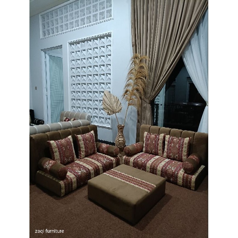 SOFA ARAB MISNAD LESEHAN EKONOMIS 1SET FREE BANTAL