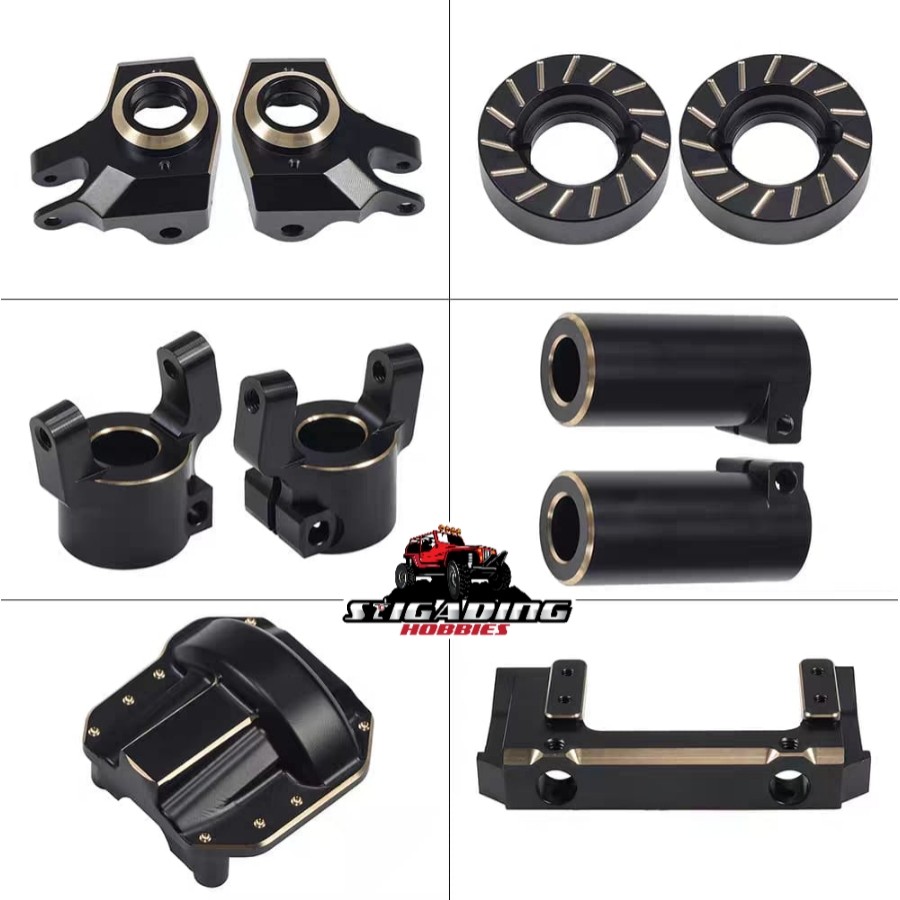 Brass Counterweight AXIAL SCX10 II AR44 Axle Pemberat Gardan