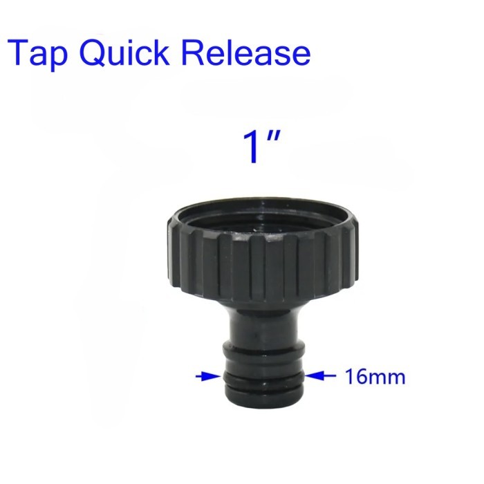 Konektor Selang Quick release ke Drat Dalam 1 inch