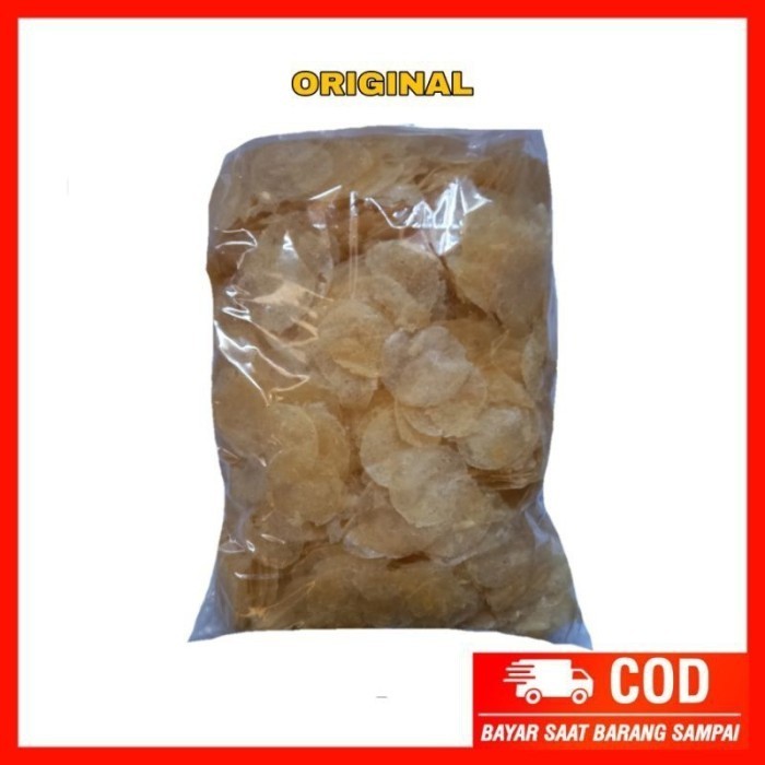 

keripik kaca pedas daun jeruk grosir kripik kaca kripca kirca COD - Original, 1 kg