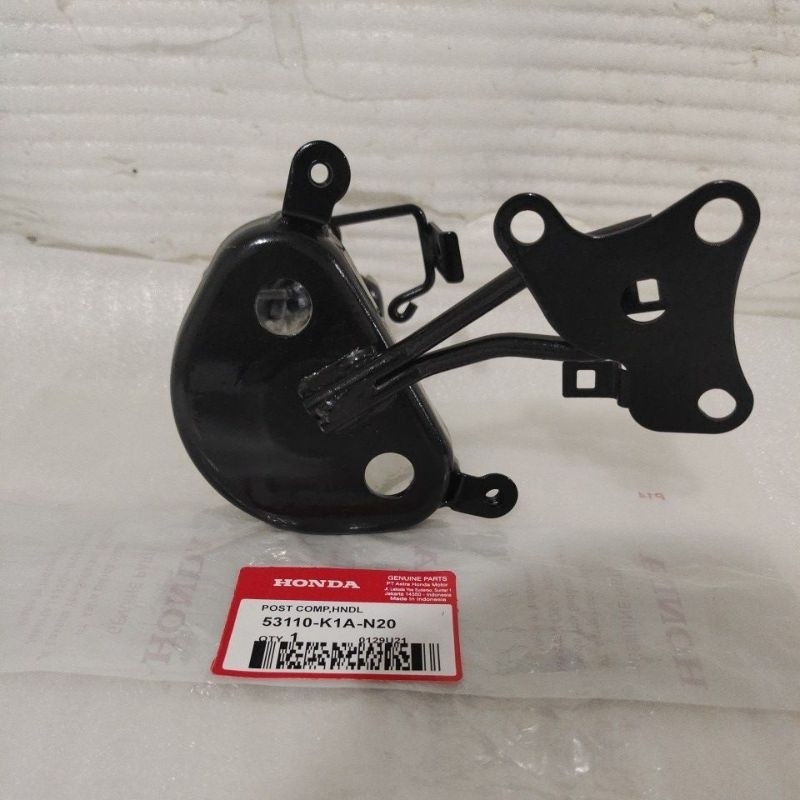 Post Comp Handel Gondok Stang Dudukan Stang Setir Honda Beat Street Led 2020 - 2022 Original ASLI-MU