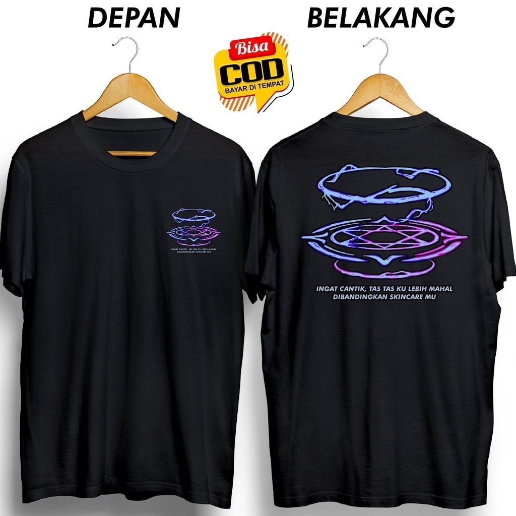 KAOS INGAT CANTIK TAS TAS KU LEBIH MAHAL DIBANDINGKAN SKINCAREMU DB BAJU DISTRO COWOK CEWEK KECE