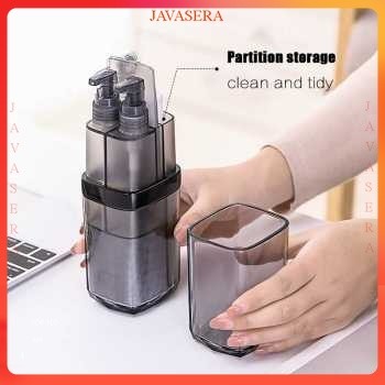 ONEUP Etravel Travel Toiletries Kit Tempat Sabun Sikat Gigi Handuk - Gray - STTP01GY