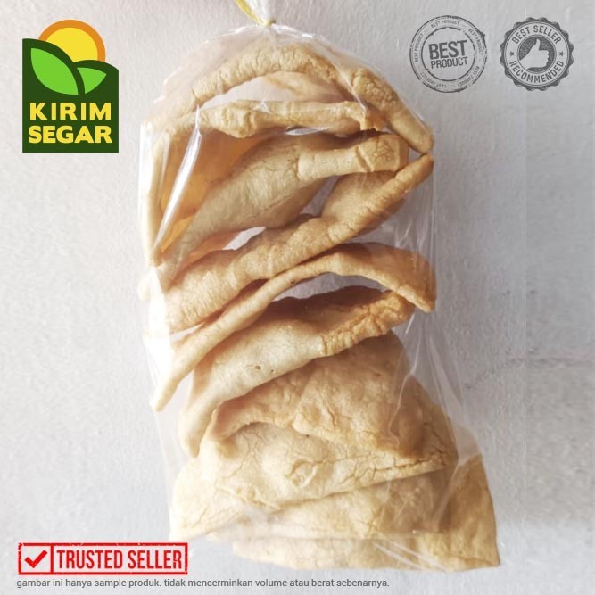 

BEST SELLER Kerupuk Coklat Ketumbar/Kerupuk Kulit Lipat/Kerupuk Coklat Warteg/10pc
