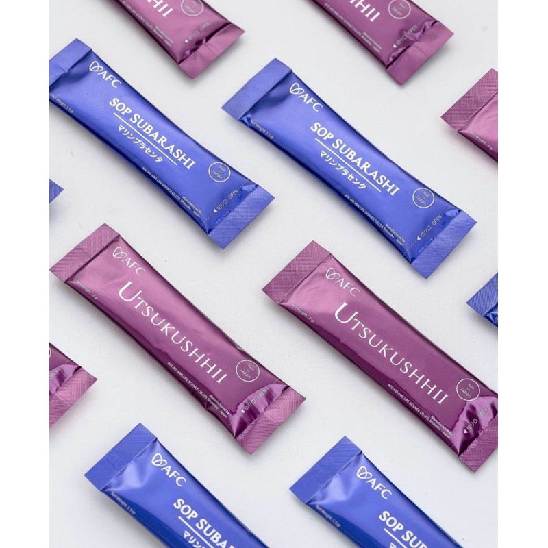 

(ECER 1 SACHET) SUBARASHI UTSUKUSHHI GOLD SUBA UTSU GOLD JAPAN AFC SALMON OVARY PEPTIDE Original