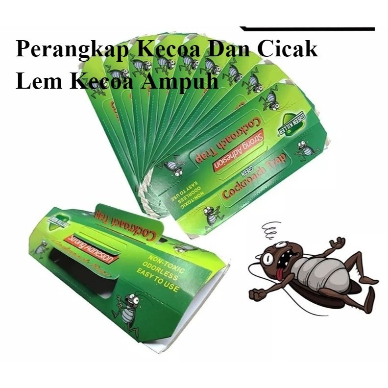 Lem Perangkap Kecoa Cicak/ Strap Kecoa Cicak Super Lengket/ Papan Lem Kecoa Rumah Perangkap Kecoa