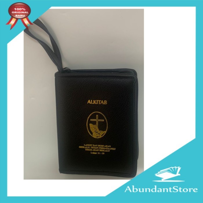 "Anh.S" -  SALE Sampul Alkitab - Tas Alkitab - Cover Alkitab Ukuran BESAR - Hitam