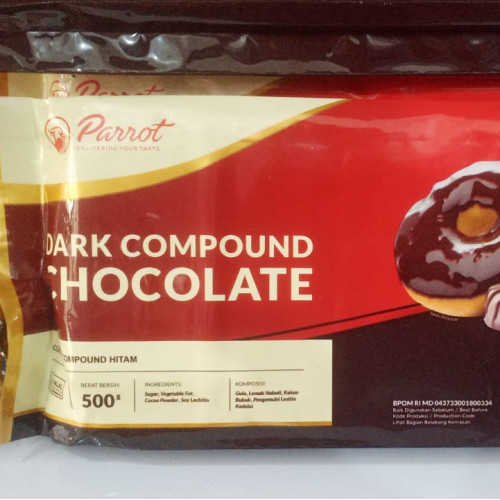 

parrot dark compound choccolate 500 g