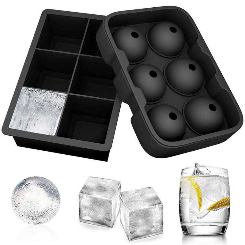 

Winzwon Cetakan Es Batu Silikon Bulat Kotak 6 Grid Ice Cube Tray 2 PCS - CW76685 - CNDL