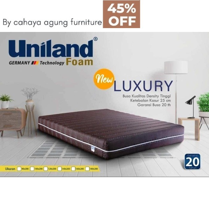kasur busa uniland seris luxury tebal 25cm