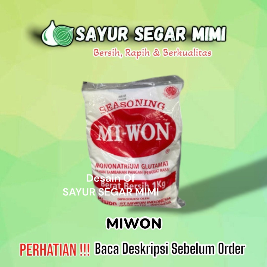 

Miwon 1kg - Sayur Segar Mimi