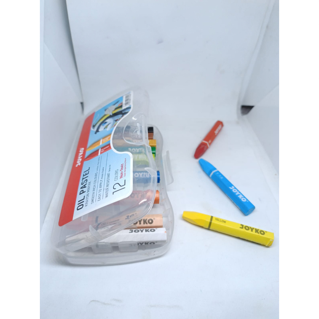 

KRAYON 12 WARNA CRAYON OIL PASTEL MEREK JOYKO OP 12S 1 PAK