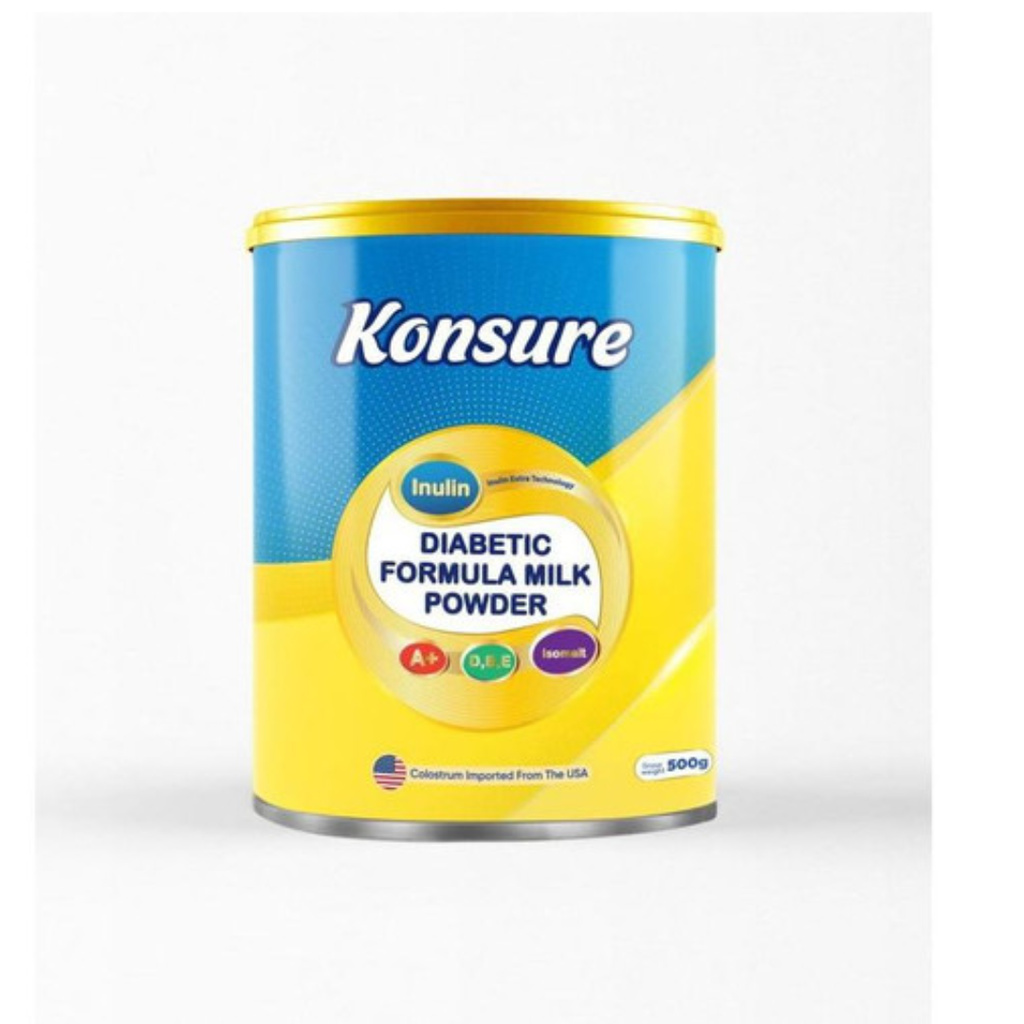 

KONSURE DIABETIC FORMULA MILK POWDER IMPORT FROM USA 500 gr