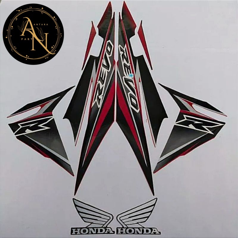 Stripping Stiker Lis Let Polet Pleret Warna Stiker Striping Motor Revo Lama 2008 Merah Sticker Lis B