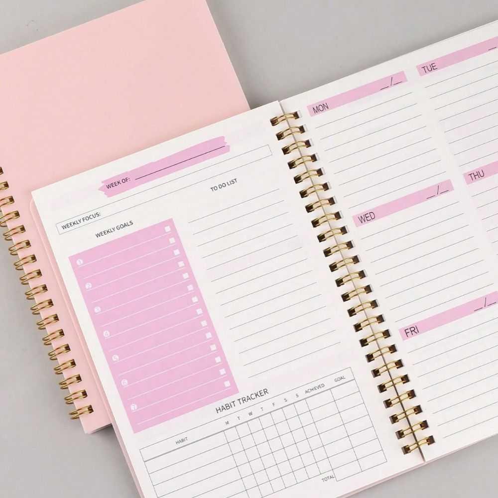 

Buku Catatan Mingguan Weekly Planner Note 52 Sheets A5 - Q046