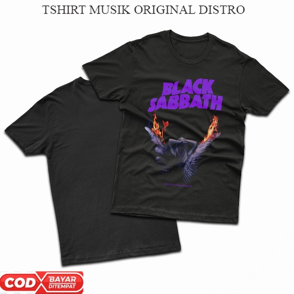 tshirt Band Metal Black Sabbath | Tshirt Premium Black Sabbath | Kaos band Distro Pria Wanita | Kaos
