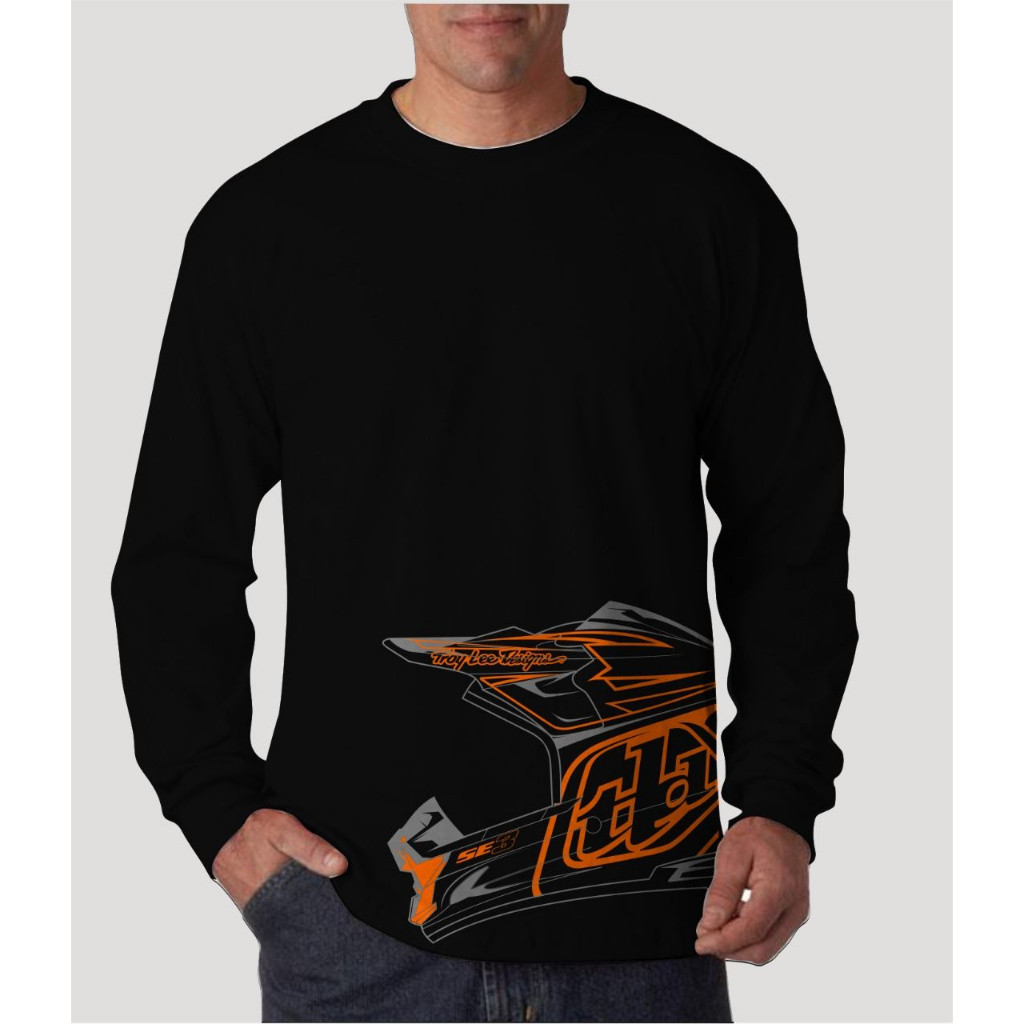 kaos lengan panjang , kaos lengan panjang pria , kaos pria motor cross as